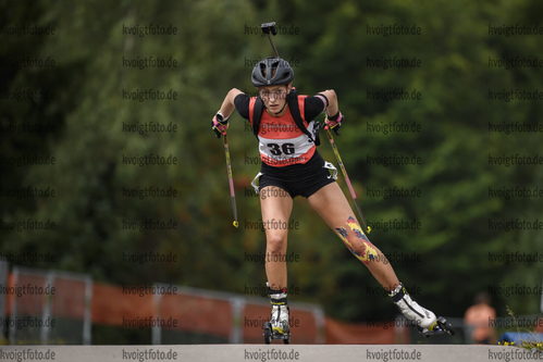 05.09.2020, xkvx, Biathlon Deutsche Meisterschaften Altenberg, Sprint Damen, v.l. Lena Hanses (Germany)  / 