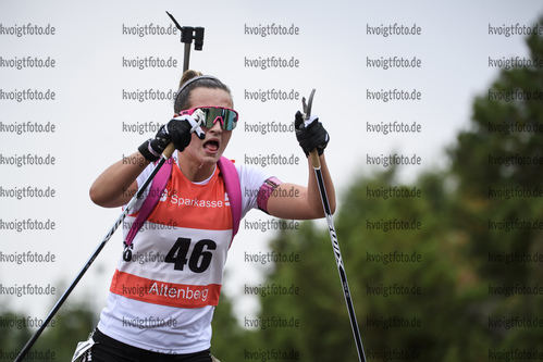 05.09.2020, xkvx, Biathlon Deutsche Meisterschaften Altenberg, Sprint Damen, v.l. Lara Vogl (Germany)  / 