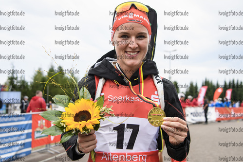05.09.2020, xkvx, Biathlon Deutsche Meisterschaften Altenberg, Sprint Damen, v.l. Denise Herrmann (Germany)  / 