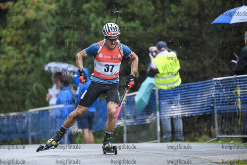05.09.2020, xkvx, Biathlon Deutsche Meisterschaften Altenberg, Sprint Herren, v.l. Philipp Horn (Germany)  / 