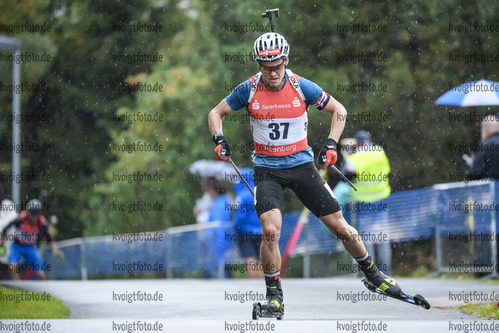 05.09.2020, xkvx, Biathlon Deutsche Meisterschaften Altenberg, Sprint Herren, v.l. Philipp Horn (Germany)  / 