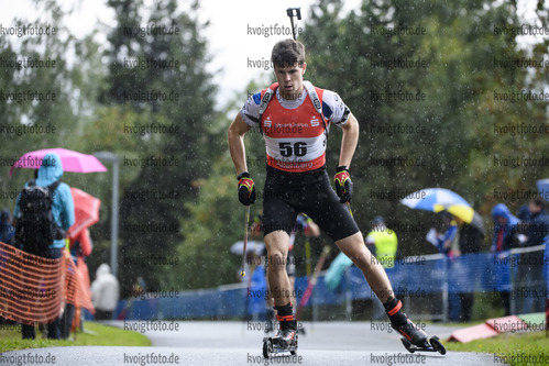 05.09.2020, xkvx, Biathlon Deutsche Meisterschaften Altenberg, Sprint Herren, v.l. Jakub Kocian (Czech Republic)  / 