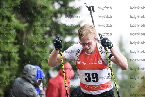 05.09.2020, xkvx, Biathlon Deutsche Meisterschaften Altenberg, Sprint Herren, v.l. Roman Rees (Germany)  / 