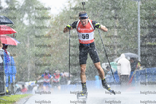 05.09.2020, xkvx, Biathlon Deutsche Meisterschaften Altenberg, Sprint Herren, v.l. Niklas Homberg (Germany)  / 