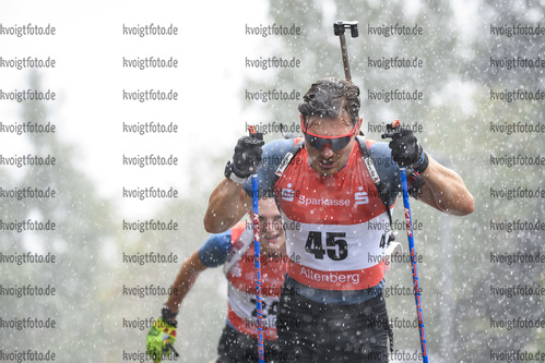 05.09.2020, xkvx, Biathlon Deutsche Meisterschaften Altenberg, Sprint Herren, v.l. Joscha Burkhalter (Switzerland)  / 
