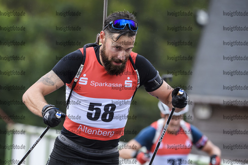 05.09.2020, xkvx, Biathlon Deutsche Meisterschaften Altenberg, Sprint Herren, v.l. Benjamin Weger (Switzerland)  / 