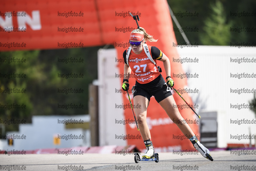 06.09.2020, xkvx, Biathlon Deutsche Meisterschaften Altenberg, Verfolgung Damen, v.l. Franziska Pfnuer (Germany)  / 