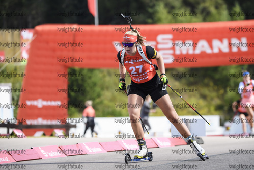 06.09.2020, xkvx, Biathlon Deutsche Meisterschaften Altenberg, Verfolgung Damen, v.l. Franziska Pfnuer (Germany)  / 