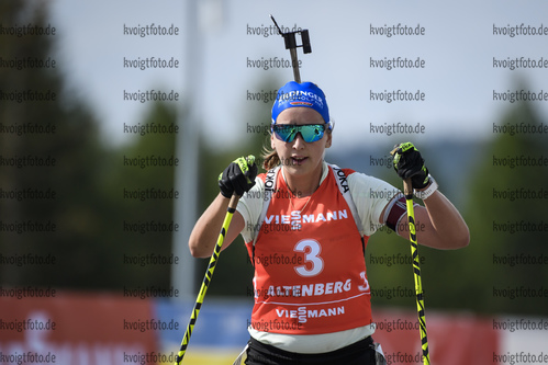 06.09.2020, xkvx, Biathlon Deutsche Meisterschaften Altenberg, Verfolgung Damen, v.l. Franziska Preuss (Germany)  / 