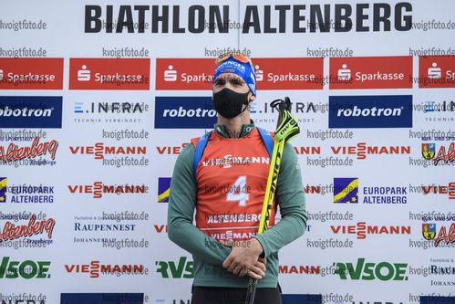 06.09.2020, xkvx, Biathlon Deutsche Meisterschaften Altenberg, Verfolgung Herren, v.l. Simon Schempp (Germany)  / 