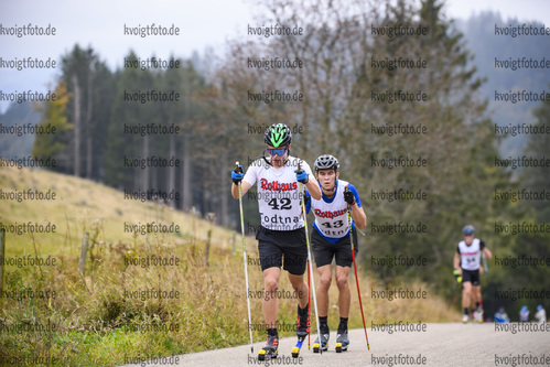 09.10.2020, xkvx, Biathlon, Deutschlandpokal Notschrei, Berglauf - maennlich, v.l. Florian Wolpert
