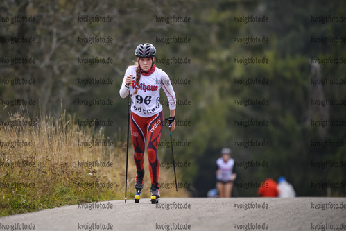 09.10.2020, xkvx, Biathlon, Deutschlandpokal Notschrei, Berglauf - weiblich, v.l. Lilli Bultmann