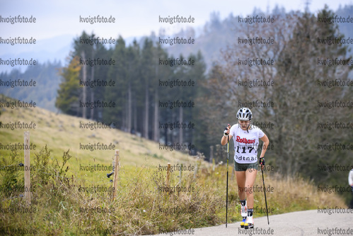 09.10.2020, xkvx, Biathlon, Deutschlandpokal Notschrei, Berglauf - weiblich, v.l. Stephanie Oppenrieder