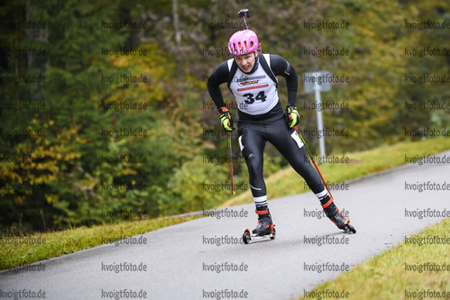 10.10.2020, xkvx, Biathlon, Deutschlandpokal Notschrei, Sprint - maennlich, v.l. Albert Engelmann