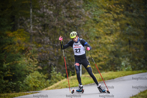 10.10.2020, xkvx, Biathlon, Deutschlandpokal Notschrei, Sprint - maennlich, v.l. Ansgar Klein