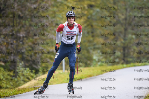 10.10.2020, xkvx, Biathlon, Deutschlandpokal Notschrei, Sprint - maennlich, v.l. Silvio Riehl