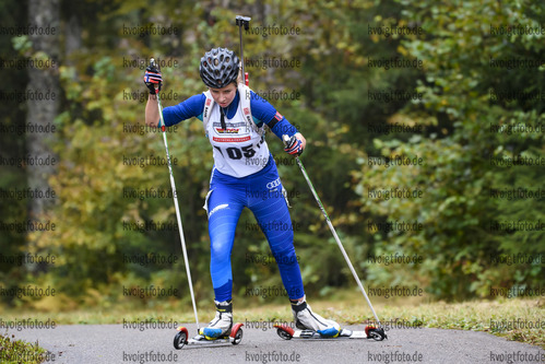 10.10.2020, xkvx, Biathlon, Deutschlandpokal Notschrei, Sprint - weiblich, v.l. Johanna Puff