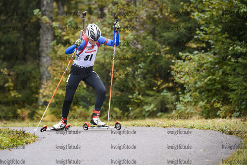 10.10.2020, xkvx, Biathlon, Deutschlandpokal Notschrei, Sprint - weiblich, v.l. Helene Baumgarten