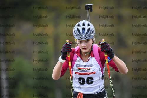 10.10.2020, xkvx, Biathlon, Deutschlandpokal Notschrei, Sprint - weiblich, v.l. Pauline Luidl