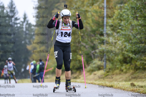 10.10.2020, xkvx, Biathlon, Deutschlandpokal Notschrei, Sprint - weiblich, v.l. Anna Stumpfegger