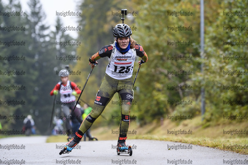 10.10.2020, xkvx, Biathlon, Deutschlandpokal Notschrei, Sprint - weiblich, v.l. Lilli Bultmann