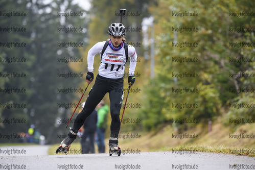 10.10.2020, xkvx, Biathlon, Deutschlandpokal Notschrei, Sprint - weiblich, v.l. Marie Charlott Tschiersch