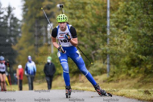 10.10.2020, xkvx, Biathlon, Deutschlandpokal Notschrei, Sprint - weiblich, v.l. Magdalena Rieger