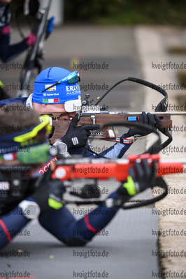 21.10.2020, xkvx, Biathlon Training Oberhof, v.l. Lukas Hofer (Italy)