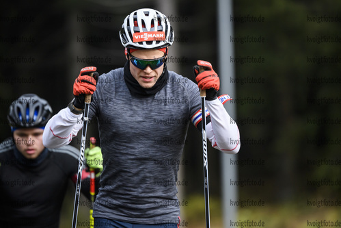 21.10.2020, xkvx, Biathlon Training Oberhof, v.l. Philipp Horn (Germany)