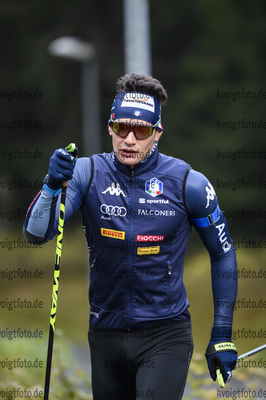 21.10.2020, xkvx, Biathlon Training Oberhof, v.l. Tommaso Giacomel (Italy)