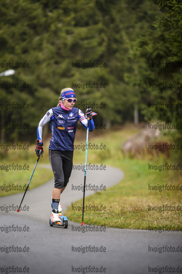 21.10.2020, xkvx, Biathlon Training Oberhof, v.l. Michela Carrara (Italy)