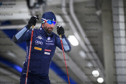 21.10.2020, xkvx, Biathlon Training Oberhof - Skihalle, v.l. Italy Technican