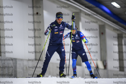 21.10.2020, xkvx, Biathlon Training Oberhof - Skihalle, v.l. Patrick Braunhofer (Italy)