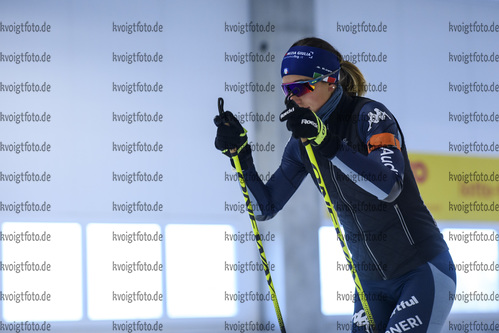 21.10.2020, xkvx, Biathlon Training Oberhof - Skihalle, v.l. Lisa Vittozzi (Italy)