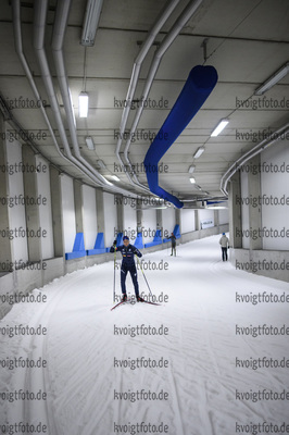 24.10.2020, xkvx, Biathlon Training Oberhof - Skihalle, v.l. Lisa Vittozzi (Italy)