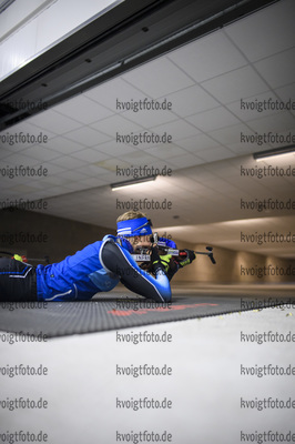 24.10.2020, xkvx, Biathlon Training Oberhof - Skihalle, v.l. Domenic Endler (Germany)