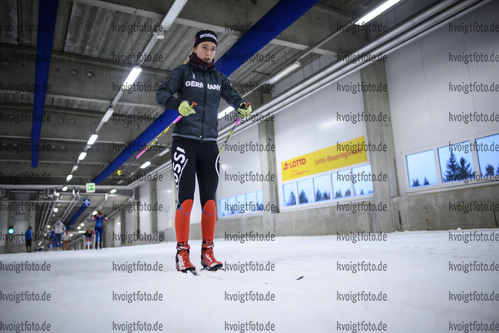 26.10.2020, xkvx, Wintersport - Biathlon Training Oberhof - Skihalle, v.l. Nathalie Horstmann (Germany)
