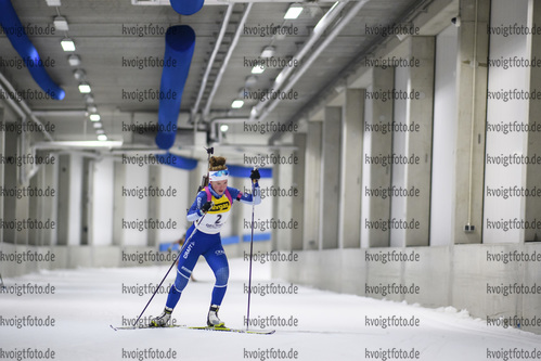 27.10.2020, xkvx, Biathlon NK2 Testwettkampf Oberhof - Skihalle, v.l. Selina Grotian (Germany)
