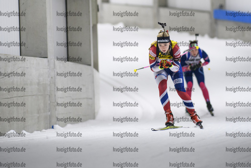 27.10.2020, xkvx, Biathlon NK2 Testwettkampf Oberhof - Skihalle, v.l. Nathalie Horstmann (Germany)