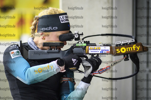 27.10.2020, xkvx, Wintersport - Biathlon Training Oberhof - Skihalle, v.l. Sophie Chauveau (France)
