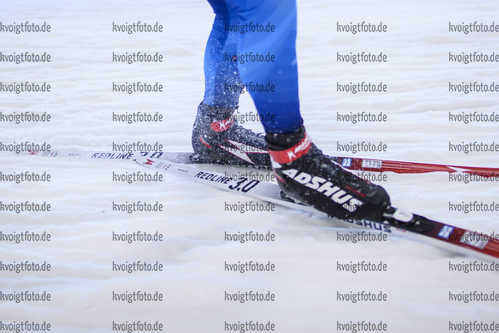 29.10.2020, xkvx, Wintersport - Biathlon Training Oberhof - Skihalle, v.l. Serafin Wiestner (Switzerland) / Madshus Schuhe / Ski