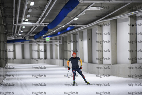 29.10.2020, xkvx, Wintersport - Biathlon Training Oberhof - Skihalle, v.l. Philipp Horn (Germany)