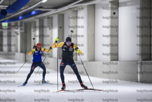 29.10.2020, xkvx, Wintersport - Biathlon Training Oberhof - Skihalle, v.l. Lucas Fratzscher (Germany)