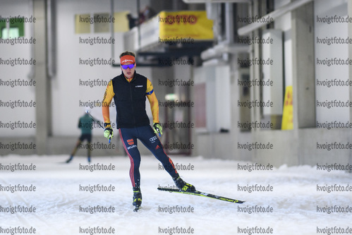 29.10.2020, xkvx, Wintersport - Biathlon Training Oberhof - Skihalle, v.l. Tim Grotian (Germany)