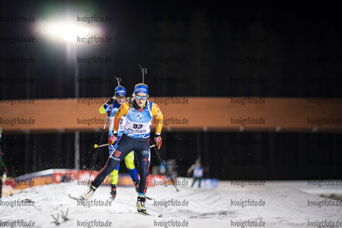 28.11.2020, xkvx, Biathlon IBU Weltcup Kontiolahti, Einzel Damen, v.l. Anna Weidel (Germany) in aktion / in action competes