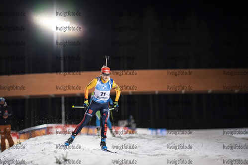 28.11.2020, xkvx, Biathlon IBU Weltcup Kontiolahti, Einzel Damen, v.l. Maren Hammerschmidt (Germany) in aktion / in action competes