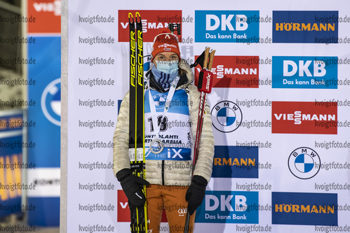 28.11.2020, xkvx, Biathlon IBU Weltcup Kontiolahti, Einzel Damen, v.l. Denise Herrmann (Germany)  / 