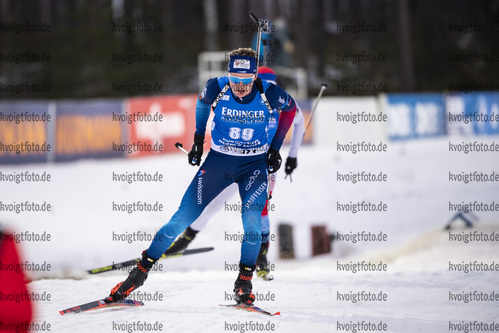 29.11.2020, xkvx, Biathlon IBU Weltcup Kontiolahti, Sprint Herren, v.l. Sebastian Stalder (Switzerland) in aktion / in action competes