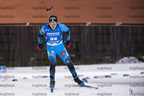 29.11.2020, xkvx, Biathlon IBU Weltcup Kontiolahti, Sprint Herren, v.l. Martin Perrillat Bottonet (France) in aktion / in action competes