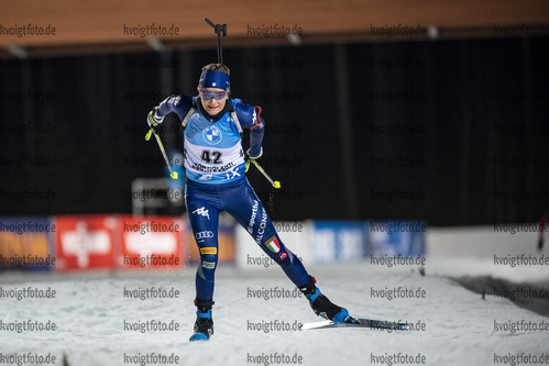 29.11.2020, xkvx, Biathlon IBU Weltcup Kontiolahti, Sprint Damen, v.l. Nicole Gontier (Italy) in aktion / in action competes